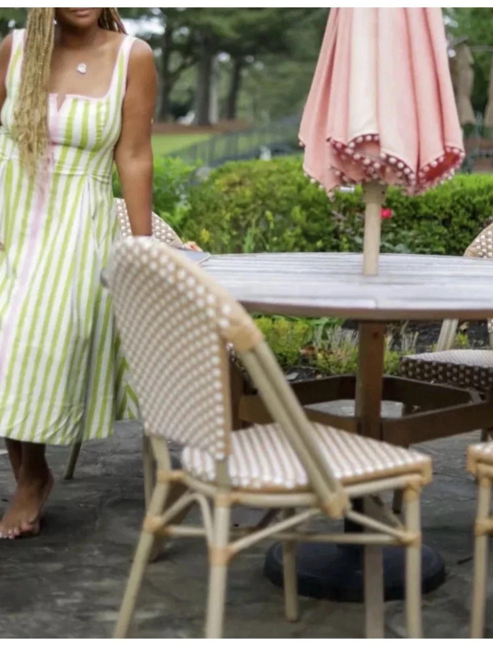 Anthropologie Maeve Sleeveless
Notched Square-Neck Midi
Dress large with pocket - Picture 5 of 6